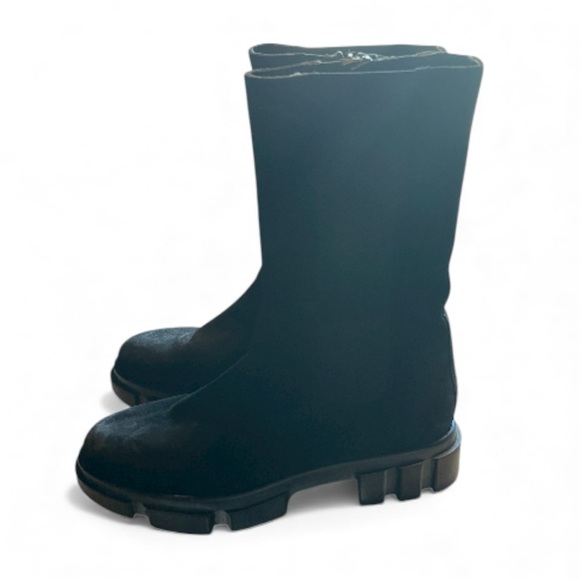 Free People Black Suede Brooks Chelsea Boots - Picture 5 of 8